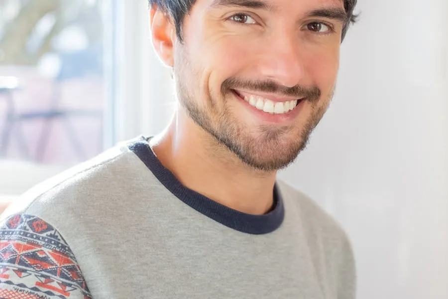 Mature man with a confident, natural smile